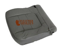 Load image into Gallery viewer, 2001 Ford F250 F350 Lariat Perforated Driver Side Bottom Leather Seat Cover Gray