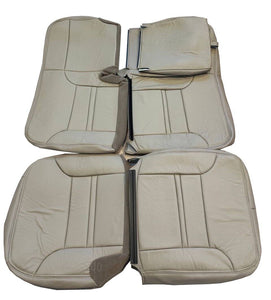 2001 Ford Excursion Limited 4X4 Full Second Row Leather Seat Cover Tan