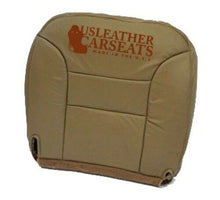 Load image into Gallery viewer, 1995-1998 1999 GMC Sierra Tahoe Driver Bottom Synthetic Leather Seat Cover Tan