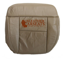 Load image into Gallery viewer, 2007 Ford F150 Lariat Driver Side Bottom Leather Seat Cover Medium Parchment Tan