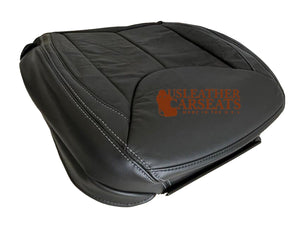 2013-2017 Fits Jeep Wrangler Rubicon passenger Side Bottom Leather Seat Cover Black