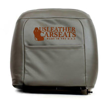 Load image into Gallery viewer, 95-99 Chevy Silverado Suburban Tahoe Driver Lean Back Leather Seat Cover Gray