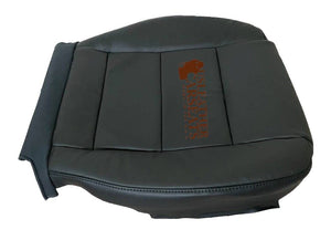2008 - 2011 Fits AUDI A6 - FRONT LEFT DRIVER SEAT Cover LEATHER BLACK OEM
