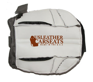 2004 Fits Jeep Grand Cherokee Driver Bottom Synthetic Leather Seat Cover Gray Pattern