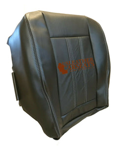 08-2013 Fits Chrysler Town & Country Touring Driver Bottom Leather Seat Cover Black