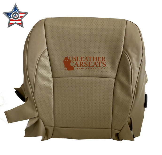 Driver Bottom Leather Perforated Vinyl Seat Cover For 2007-2012 Lexus ES350 Tan