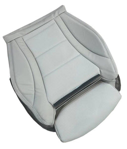 2015 - 2021 For Mercedes Benz C Class Driver Bottom Perf Leather Seat Cover Gray