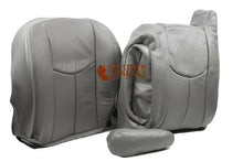 Load image into Gallery viewer, 2003 2004 2005 2006 2007 Chevy Suburban Driver Complete Leather Seat Cover Gray
