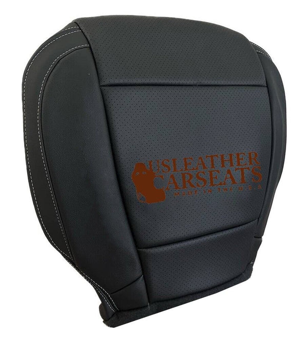 2016 Fits Ford F150 Lariat Driver Bottom Perforated Leather Seat Cover Black