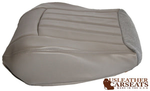 2005-2010 Fits Chrysler 200 300 Driver Side Bottom Leather Seat Cover Gray Stone