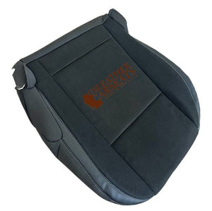 2018-2020 For Dodge Charger R/T Driver Bottom Leather/Suede Seat Cover Black