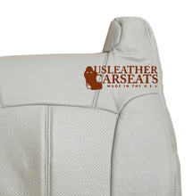 Load image into Gallery viewer, 2002 Cadillac Escalade Driver Side Lean Back Perforated Leather Seat Cover Shale