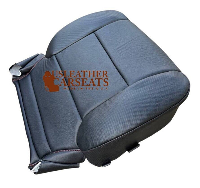 2015-2017 GMC Sierra All Terrain SLT Z71 Driver Bottom Leather Seat Cover Black