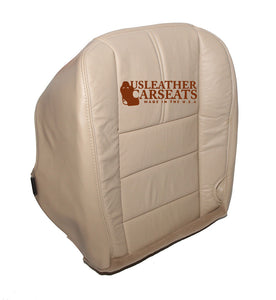 2008 2009 2010 Ford F250 F350 Lariat Vinyl Driver Bottom Seat Cover Camel TAN