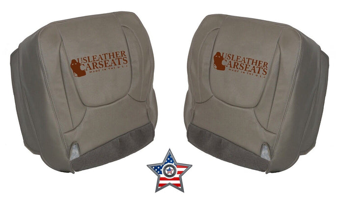 2004 Fits Dodge Ram 1500 Left & Right Bottom Synthetic Leather Seat Cover Taupe