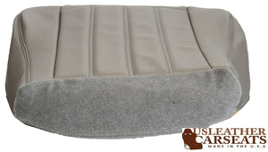 2006-2010 Fits Chrysler 300 Passenger Side Bottom Leather Seat Cover Light Stone Gray