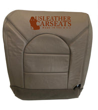 Load image into Gallery viewer, 1999 Ford F250 F350 Passenger Bottom Leather Replacement Seat cover Prairie Tan