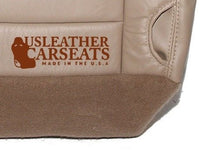 Load image into Gallery viewer, 2002 2004 2005 2007 Ford F250 F350 Lariat Driver Bottom Leather Seat Cover Tan