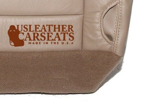 2002 2004 2005 2007 Ford F250 F350 Lariat Driver Bottom Leather Seat Cover Tan