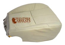 Load image into Gallery viewer, 2007-2013 2014 GMC Sierra Tahoe Driver Bottom Leather Seat Cover - Lt Titanium