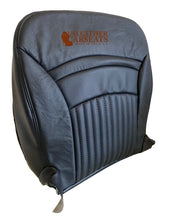 Load image into Gallery viewer, 2001 Chevy Corvette SPORT DRIVER Full Front Perforated Leather Seat Cover Blk