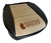 Load image into Gallery viewer, 2008-2010 Ford Explorer Eddie Bauer Driver Bottom Leather Seat Cover Tan/Black