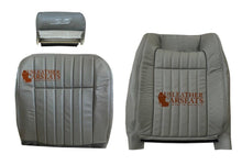 Load image into Gallery viewer, 1994 1995 96 Chevy Impala SS Driver Full Front Perforated Vinyl Seat Cover Gray