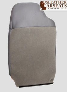 98-02 Fits Dodge Ram 2500 SLT - Passenger Lean Back Synthetic Leather Seat Cover GRAY