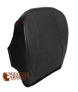 2002 Ford Mustang Driver Side Bottom Replacement Leather Seat Cover Black