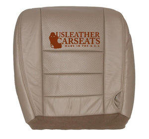2004-2005 Ford F250 f350 Lariat Driver Bottom  Perforated Leather Seat Cover Tan