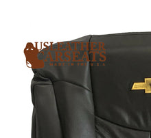 Load image into Gallery viewer, 2002 Chevy Avalanche 1500 Z71 Z66 Driver Lean Back Leather Seat Cover Dark Gray