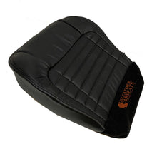 Load image into Gallery viewer, 2001 Ford F150 Harley Davidson Driver &amp; Passenger Bottom Leather Seat Covers Blk