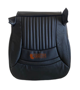1997-2004 Chevy Corvette SPORT Passenger Bottom Perf Leather Seat Cover Black