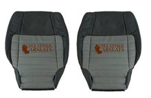 Load image into Gallery viewer, 2002 For Harley Davidson Full front 2nd-row Leather/vinyl Seat Cover 2 Tone Gray