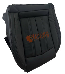 2017 2018 AUDI A7 - Quattro Driver Bottom Perforated leather seat cover black