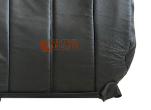 99-02 Chevy Silverado Suburban Passenger Lean Back Leather Seat Cover Dark Gray