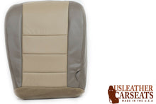 Load image into Gallery viewer, 2002-2004 Ford Excursion Driver Bottom Replacement Leather Seat Cover 2 Tone Tan