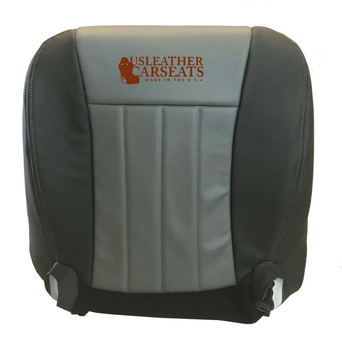 2008 Fits Dodge Dakota Laramie Driver Bottom Synthetic Leather Seat Cover 2 tone Gray