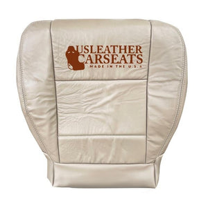 2000-2004 Fits TOYOTA TUNDRA Driver & Passenger Bottom Leather Seat Covers Tan