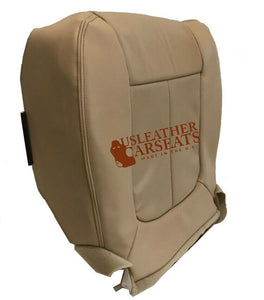 2014 Ford F150 Lariat -Driver LH Bottom Bucket Perforated Vinyl Seat Cover Tan