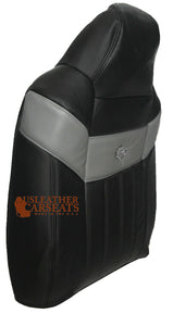 2006 2007 Ford F250 Harley Davidson Passenger Lean Back Leather Seat Cover BLACK