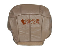 Load image into Gallery viewer, 1999 Chevy Silverado Suburban Tahoe Driver Side Bottom Leather Seat Cover Tan