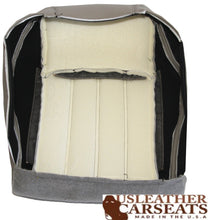 Load image into Gallery viewer, 2005-2010 Fits Chrysler 200 300 Driver Side Bottom Leather Seat Cover 2 Tone Gray