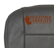 Load image into Gallery viewer, 2001 Ford F150 Lariat Driver Side Bottom Replacement Leather Seat Cover Gray