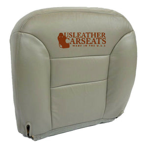 1995-1999 Chevy Suburban Tahoe Driver Bottom Synthetic Leather Seat Cover Gray