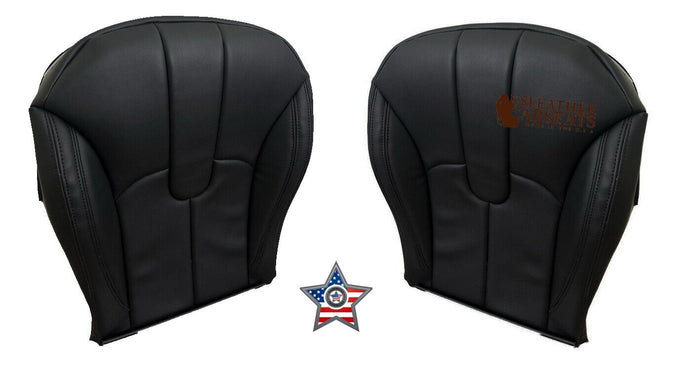 2012 -2015 RANGE ROVER EVOQUE Driver & Passenger Bottom Leather SEAT Cover Black