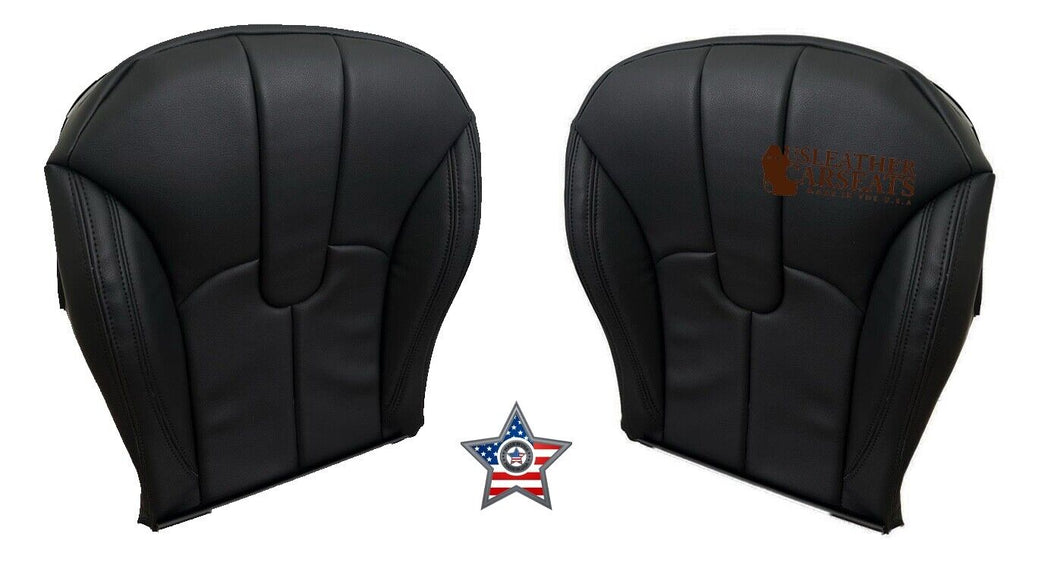 2012 -2015 RANGE ROVER EVOQUE Driver & Passenger Bottom Leather SEAT Cover Black