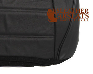 2003 Ford Mustang Driver Side Bottom Replacement Leather Seat Cover Black