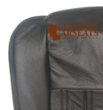 Load image into Gallery viewer, 2004 Ford F-250 F-350 Harley Davidson Driver Bottom Leather Seat Cover BLACK