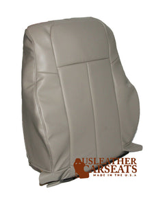 2005-2007-2010 Chrysler 300 Driver Leather Full Front Seat Covers Gray Stone